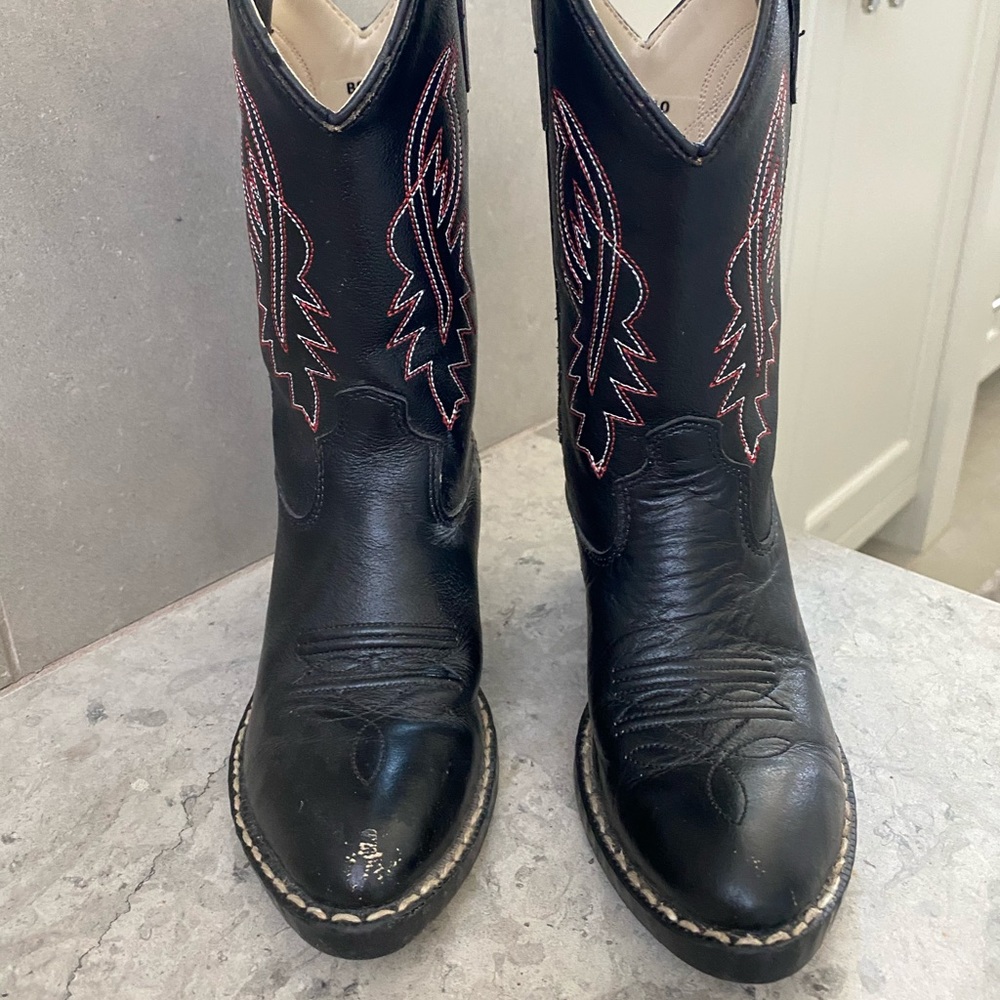 Old West Kids Boots J Toe Western Boot Size 12